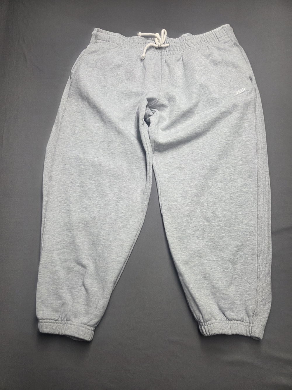 New Balance Men's Heather Grey Drawstring Jogger Sweatpants Size XL Genuine